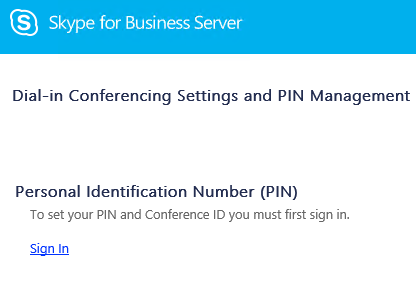 sign in to skype for business